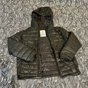 GAP Kids Charcoal Puffer Jacket
